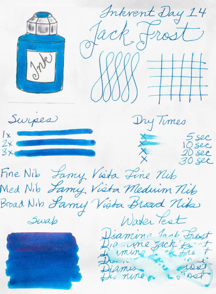 Diamine Inkvent Calendar Day 14 — The Pen Addict